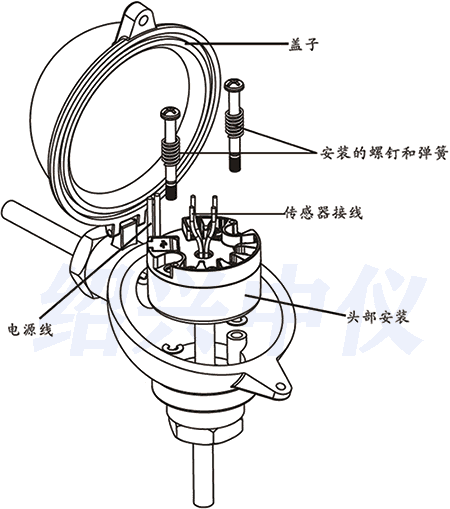 RS485輸出溫度變送器原理圖