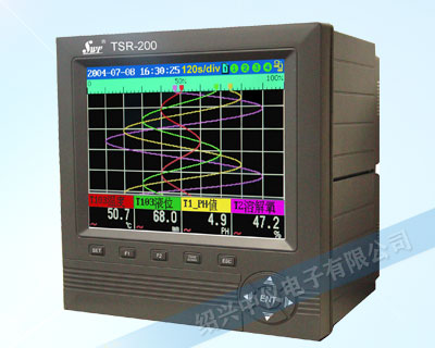SWP-TSR200中長圖真彩無紙記錄儀